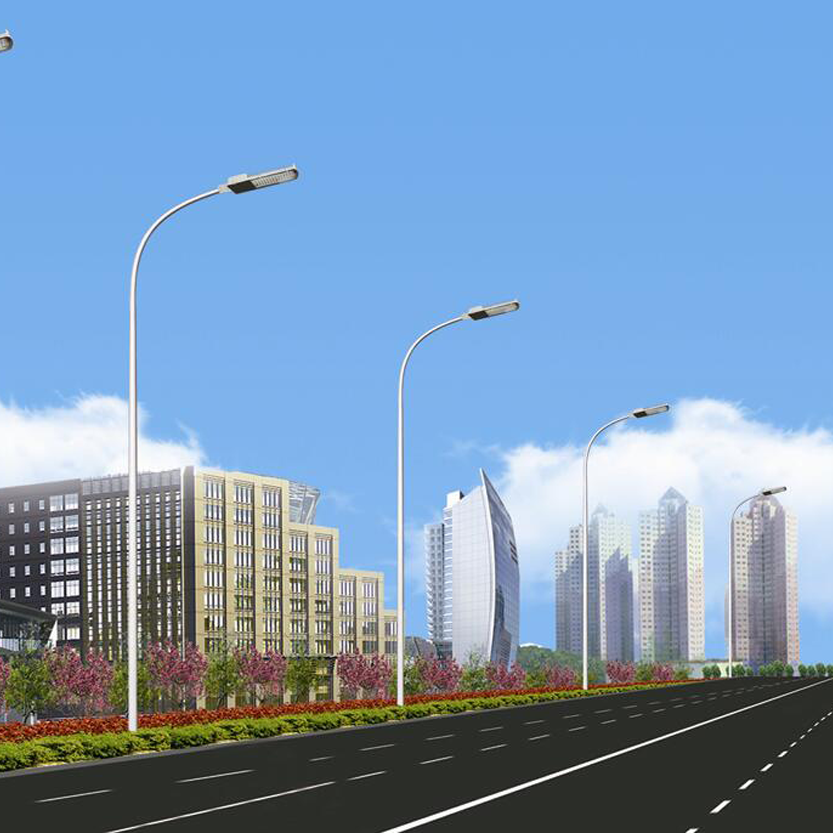 自弯臂灯杆